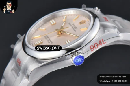Rolex Oyster Perpetual 126000 36mm 904L Silver Dial VR3230 High Resolution View