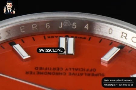 Rolex Oyster Perpetual 126000 36mm Red Dial High Resolution View