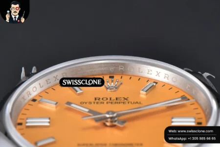 Rolex Oyster Perpetual 126000 36mm 904L Yellow Dial VR3230 High Resolution View
