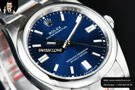 Rolex Oyster Perpetual 126000 36mm Blue Dial High Resolution View