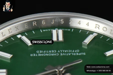 Rolex Oyster Perpetual 126000 36mm Green Dial High Resolution View