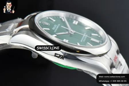 Rolex Oyster Perpetual 126000 36mm Green Dial High Resolution View