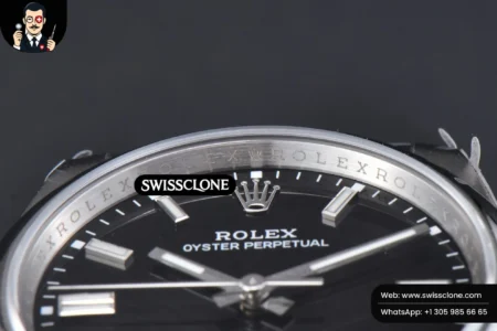 Rolex Oyster Perpetual 126000 36mm 904L Black Dial VR3230 High Resolution View