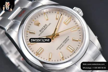 Rolex Oyster Perpetual 126000 36mm 904L Silver Dial VR3230 High Resolution View