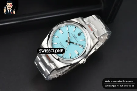 Rolex Oyster Perpetual 126000 36mm Tiffany Dial High Resolution View