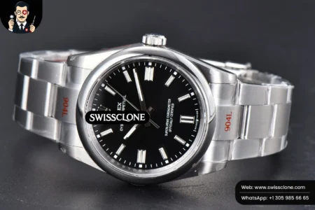 Rolex Oyster Perpetual 126000 36mm 904L Black Dial VR3230 High Resolution View