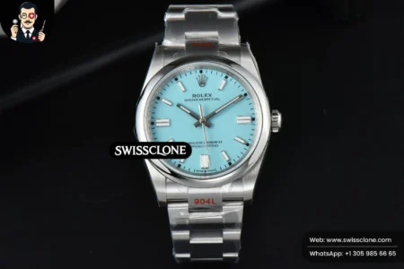 Rolex Oyster Perpetual 126000 36mm Tiffany Dial High Resolution View