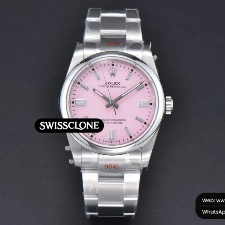Rolex Oyster Perpetual 126000 36mm 904L Pink Dial VR3230 High Resolution View
