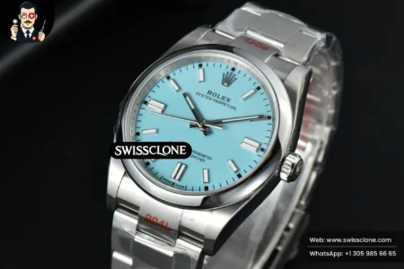 Rolex Oyster Perpetual 126000 36mm Tiffany Dial High Resolution View