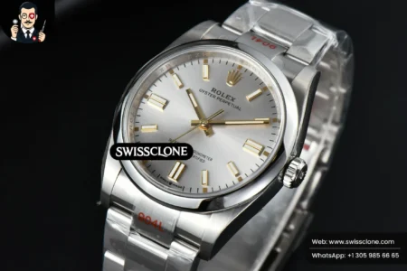 Rolex Oyster Perpetual 126000 36mm Silver Dial High Resolution View