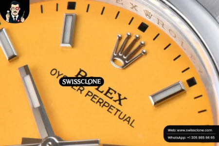 Rolex Oyster Perpetual 126000 36mm 904L Yellow Dial VR3230 High Resolution View