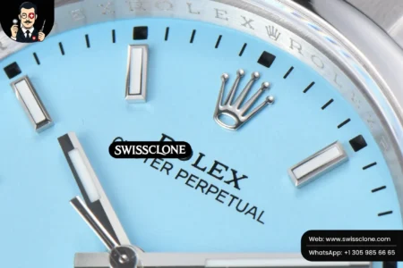 Rolex Oyster Perpetual 126000 36mm 904L Tiffany Blue Dial VR3230 High Resolution View