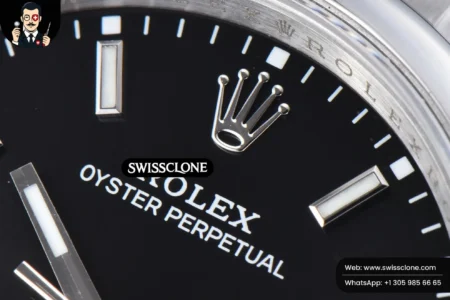 Rolex Oyster Perpetual 126000 36mm 904L Black Dial VR3230 High Resolution View