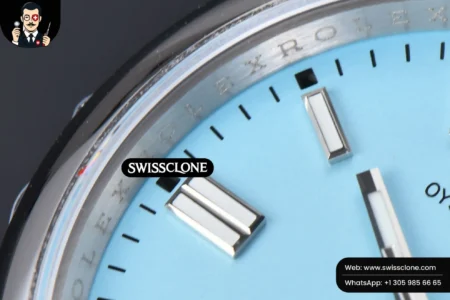 Rolex Oyster Perpetual 126000 36mm 904L Tiffany Blue Dial VR3230 High Resolution View