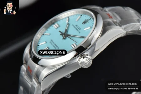 Rolex Oyster Perpetual 126000 36mm Tiffany Dial High Resolution View