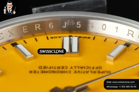 Rolex Oyster Perpetual 126000 36mm Yellow Dial High Resolution View