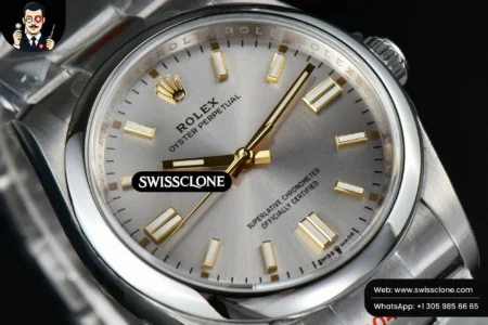 Rolex Oyster Perpetual 126000 36mm Silver Dial High Resolution View