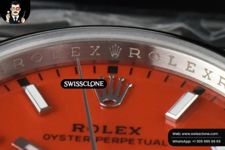 Rolex Oyster Perpetual 126000 36mm Red Dial High Resolution View