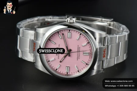 Rolex Oyster Perpetual 126000 36mm Pink Dial High Resolution View