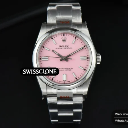 Rolex Oyster Perpetual 126000 36mm Pink Dial High Resolution View