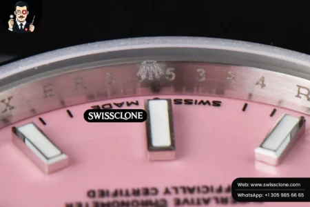 Rolex Oyster Perpetual 277200 31mm Pink Dial High Resolution View