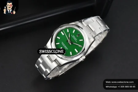 Rolex Oyster Perpetual 277200 31mm Green Dial High Resolution View