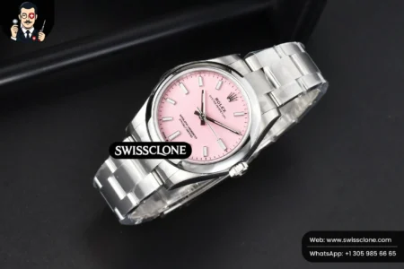 Rolex Oyster Perpetual 277200 31mm Pink Dial High Resolution View