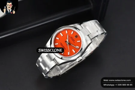 Rolex Oyster Perpetual 277200 31mm Red Dial High Resolution View