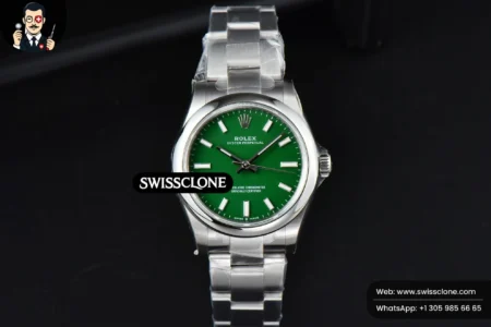 Rolex Oyster Perpetual 277200 31mm Green Dial High Resolution View
