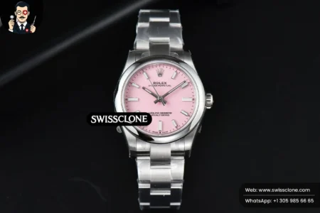 Rolex Oyster Perpetual 277200 31mm Pink Dial High Resolution View