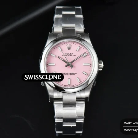 Rolex Oyster Perpetual 277200 31mm Pink Dial High Resolution View