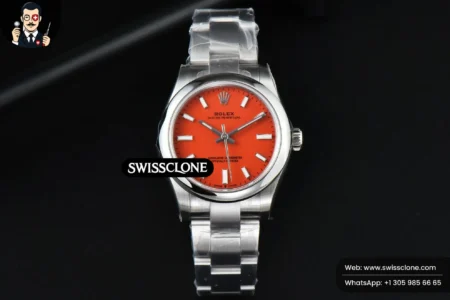 Rolex Oyster Perpetual 277200 31mm Red Dial High Resolution View