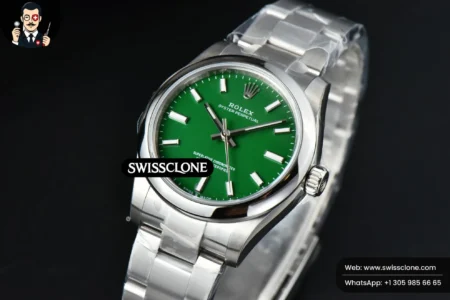Rolex Oyster Perpetual 277200 31mm Green Dial High Resolution View