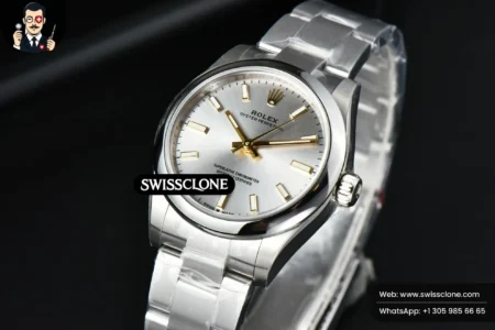 Rolex Oyster Perpetual 277200 31mm Silver Dial High Resolution View