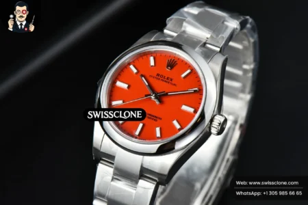Rolex Oyster Perpetual 277200 31mm Red Dial High Resolution View