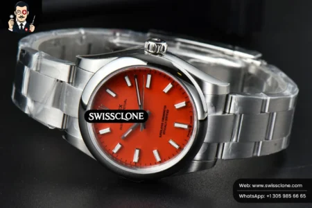 Rolex Oyster Perpetual 277200 31mm Red Dial High Resolution View