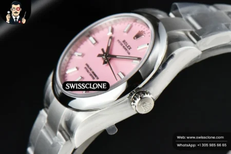 Rolex Oyster Perpetual 277200 31mm Pink Dial High Resolution View
