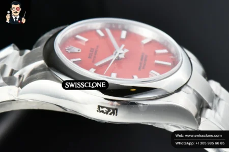 Rolex Oyster Perpetual 277200 31mm Red Dial High Resolution View