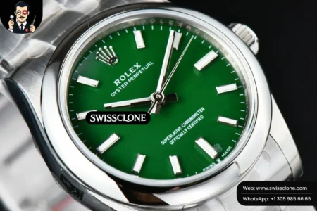 Rolex Oyster Perpetual 277200 31mm Green Dial High Resolution View