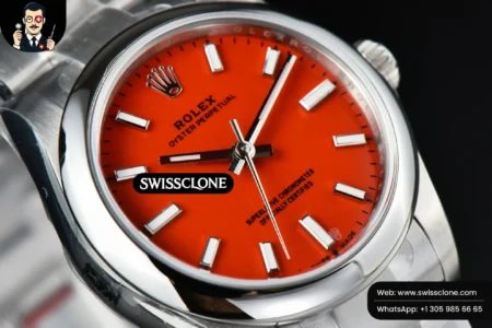 Rolex Oyster Perpetual 277200 31mm Red Dial High Resolution View