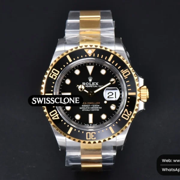 Rolex Sea Dweller 126603 43mm YG/SS Black Dial YG/SS VS3235 High Resolution View