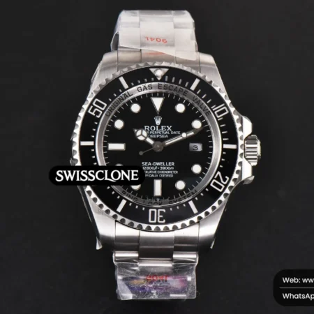 Rolex Sea Dweller 44mm 126660 CSF Challenge Black Dial VR3235 High Resolution View