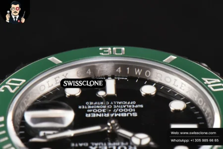 Rolex Submariner 126610 LV Kermit 904L 41mm Green Ceramic Black Dial VR3235 High Resolution View