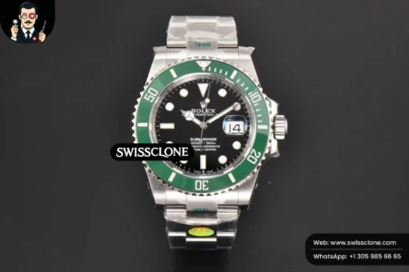 Rolex Submariner 126610 LV Kermit 904L 41mm Green Ceramic Black Dial VR3235 High Resolution View