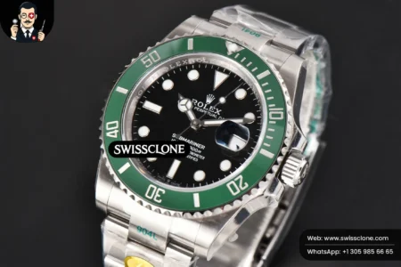 Rolex Submariner 126610 LV Kermit 904L 41mm Green Ceramic Black Dial VR3235 High Resolution View