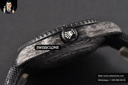 Rolex Submariner 40mm DIW Forged Carbon Blue Element Nylon VS3135 High Resolution View