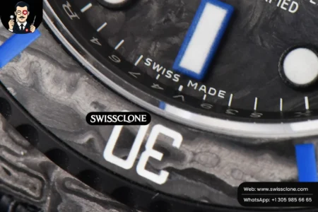 Rolex Submariner 40mm DIW Forged Carbon Blue Element Nylon VS3135 High Resolution View