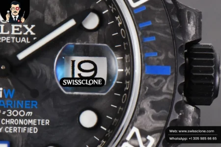 Rolex Submariner 40mm DIW Forged Carbon Blue Element Nylon VS3135 High Resolution View