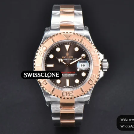 Rolex Yacht 116621 40mm RG/SS Brown Dial RG/SS VS3135 High Resolution View