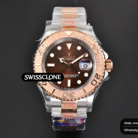 Rolex Yacht 126621 RG/SS 40mm CSF 904L Brown Dial RG/SS VR3235 High Resolution View